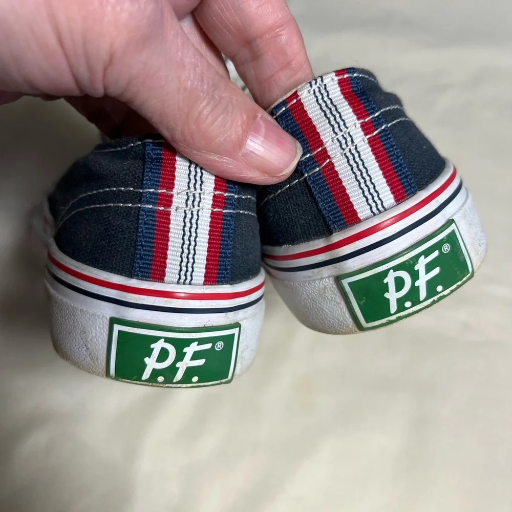 P.F. Flyers Black and White Kids Sneakers